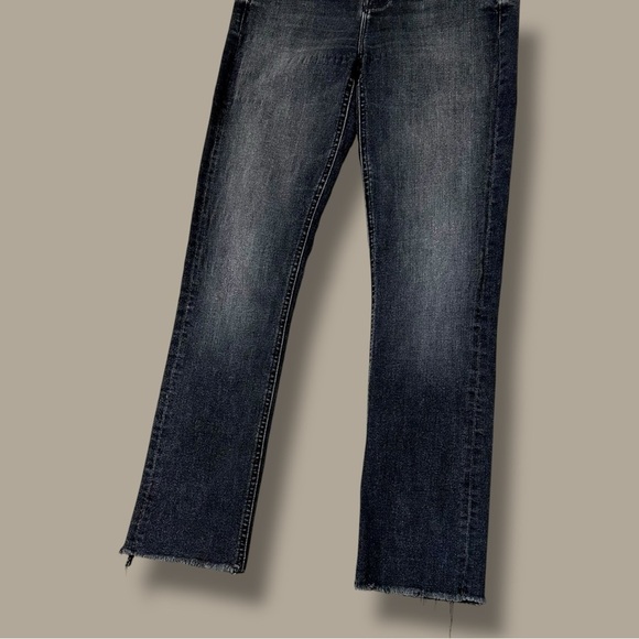 MOTHER Denim ‘The Pixie Dazzler Ankle Fray Jeans’ in “Night Shadow” Size 25 - Picture 10 of 16